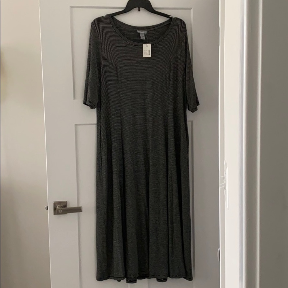 Long, plus size dress
